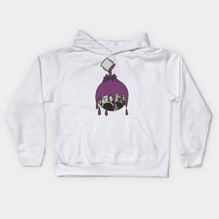 Real Paint (Purple) Kids Hoodie